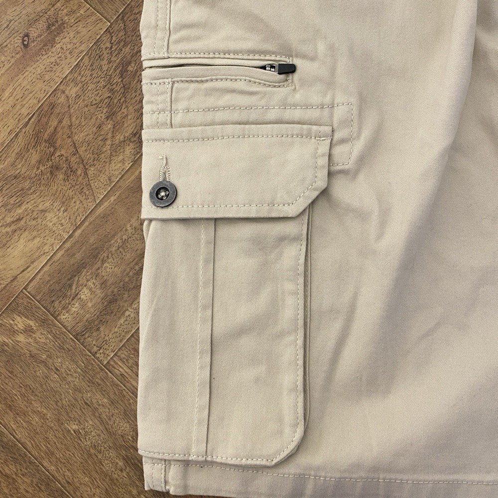 IRON Clothing Co Stretch Cargo Short Men's 34 Flex Waistband Twill Multi Pocket - Picture 7 of 7